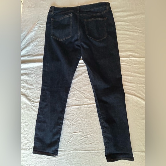 LOFT Modern Skinny Jeans Size 12 Dark Wash Mid Rise - Picture 6 of 6
